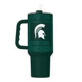 Michigan State Spartans Tumbler 40oz Powder Coat Replay-0
