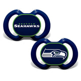 Seattle Seahawks Pacifier 2 Pk-0
