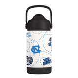 North Carolina Tar Heels Kids Bottle 12oz Stainless Steel Mascot-0