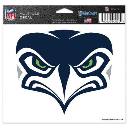 Seattle Seahawks Decal 5x6 Multi Use Color-0