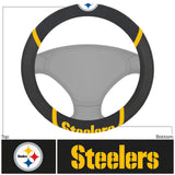 Pittsburgh Steelers Steering Wheel Cover Mesh/Stitched-0