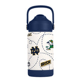 Notre Dame Fighting Irish Kids Bottle 12oz Stainless Steel Mascot-0