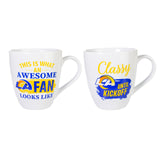 Los Angeles Rams Coffee Mug 17oz Ceramic 2 Piece Set with Gift Box-0