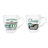 New York Jets Coffee Mug 17oz Ceramic 2 Piece Set with Gift Box-0