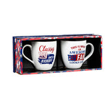 New York Giants Coffee Mug 17oz Ceramic 2 Piece Set with Gift Box-0
