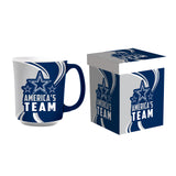 Dallas Cowboys Coffee Mug 14oz Ceramic with Matching Box-0