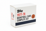 1977-78 Topps Basketball Card Complete Set