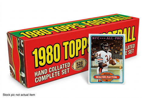 1980 Topps Football set image