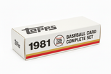 1981 Topps Baseball Card Complete Set