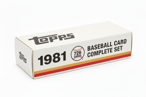 1981 Topps Baseball Card Complete Set
