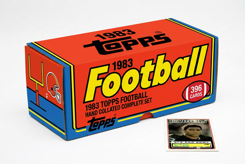 1983 Topps Football full-color hand-collated set with Marcus Allen