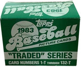 1983 Topps Traded Baseball Card Set
