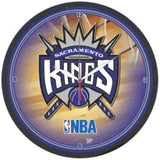 Sacramento Kings Clock Round Wall Style Chrome Alternate Periodic Restock-0