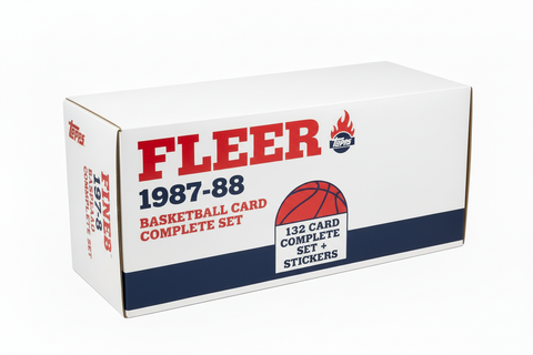 1987-88 Fleer Basketball Card Complete Set w/Stickers