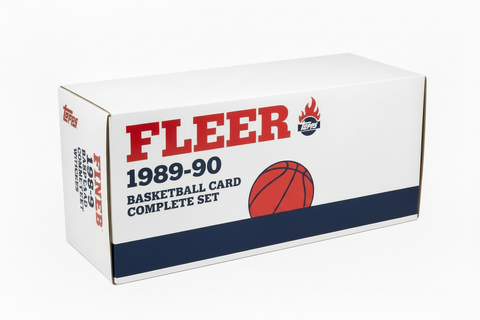 1989-90 Fleer Basketball Card Complete Set w/Stickers