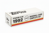 1992 Stadium Club Baseball Complete Set