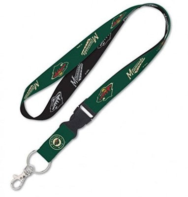 Minnesota Wild Lanyard with Detachable Buckle Two Tone - Special Order-0