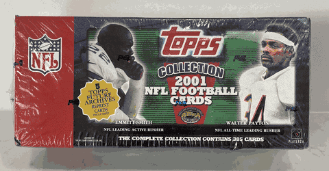 2001 Topps Football Card Factory Sealed Set