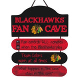 Chicago Blackhawks Sign Wood Mancave-0