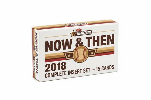 2018 Topps Heritage NOW & THEN Complete Insert Set