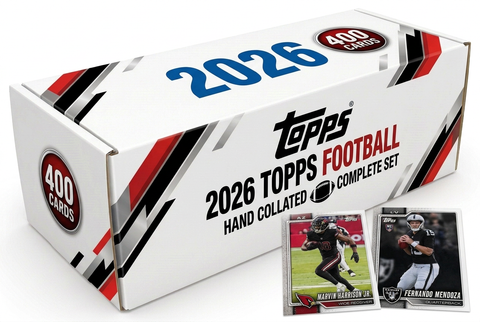 2026 Topps Football hand-collated set redesign