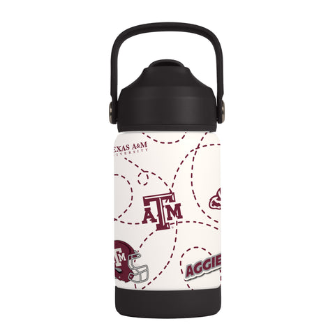 Texas A&M Aggies Kids Bottle 12oz Stainless Steel Mascot-0