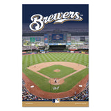 Milwaukee Brewers Sign 11x17 Wood Stadium-0