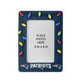 New England Patriots Picture Frame with Holiday Lights-0