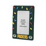 Green Bay Packers Picture Frame with Holiday Lights-0