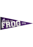 TCU Horned Frogs Pennant 12x30 Premium Style-0