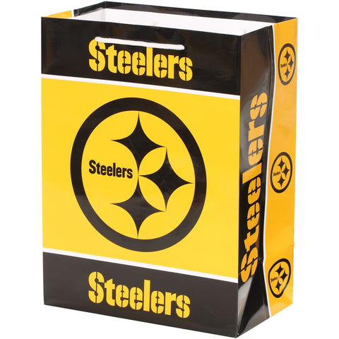 Pittsburgh Steelers Gift Bag Medium Holiday-0