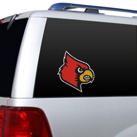 Louisville Cardinals Window Film 12 Inch Die Cut-0
