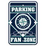 Seattle Mariners Sign 12x18 Plastic Fan Zone Parking Style CO-0