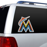 Miami Marlins Window Film 12 Inch Die Cut-0