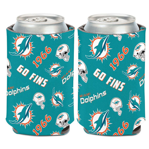 Miami Dolphins Can Cooler Scatterprint Design-0