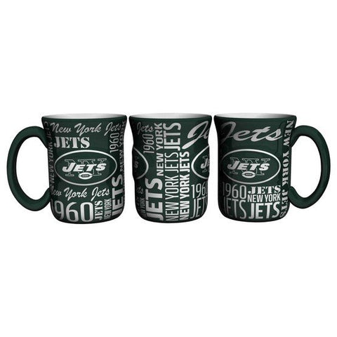 New York Jets Coffee Mug 17oz Spirit Style Alternate Design-0