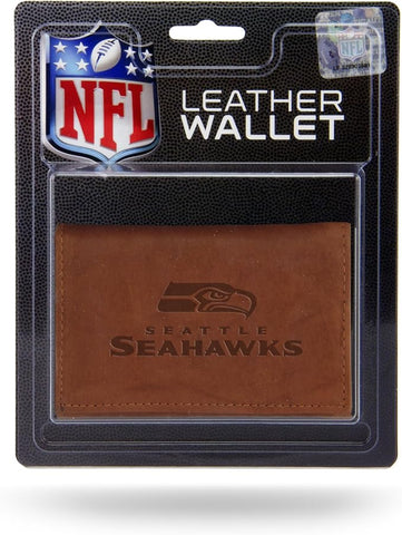 Seattle Seahawks Wallet Trifold Leather Embossed-0