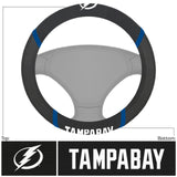 Tampa Bay Lightning Steering Wheel Cover Mesh/Stitched-0