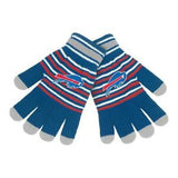 Buffalo Bills Gloves Knit Stripe Acrylic-0