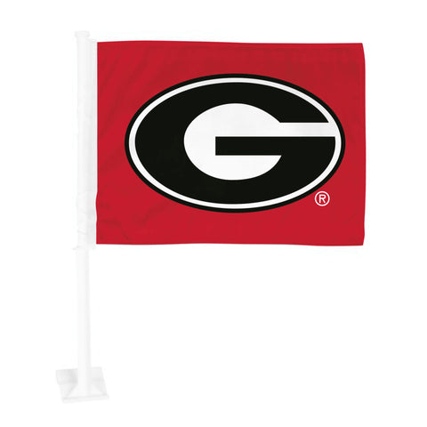 Georgia Bulldogs Flag Car Primary Logo-0