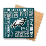 Philadelphia Eagles Coaster Stone Square-0