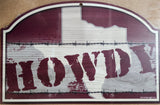 State of Texas Howdy Wood Sign-0