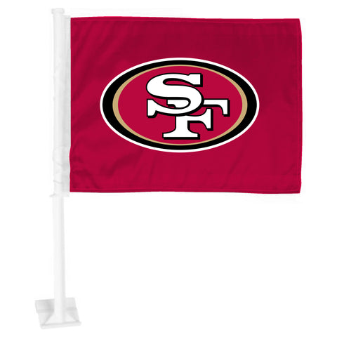 San Francisco 49ers Flag Car Primary Logo-0