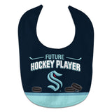 Seattle Kraken Baby Bib All Pro Style Future Hockey Player Design-0