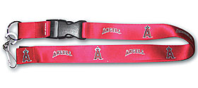 Los Angeles Angels Lanyard Breakaway with Key Ring Style-0