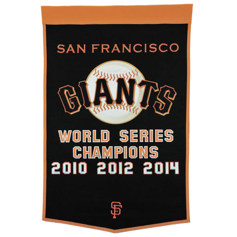 San Francisco Giants Banner 24x36 Wool Dynasty-0