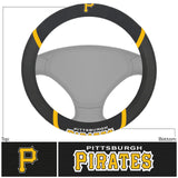Pittsburgh Pirates Steering Wheel Cover Mesh/Stitched-0