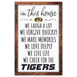Missouri Tigers Sign 11x17 Wood In This House-0