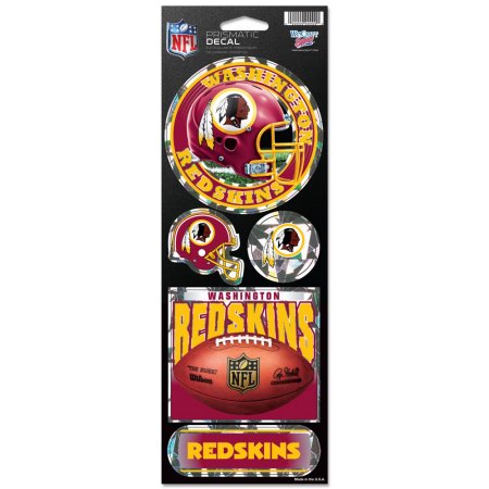 Washington Redskins Decal 4x11 Die Cut Prismatic Style-0