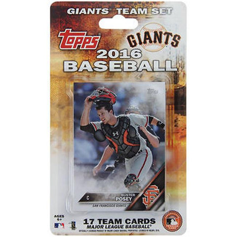 San Francisco Giants Topps Team Set - 2016-0
